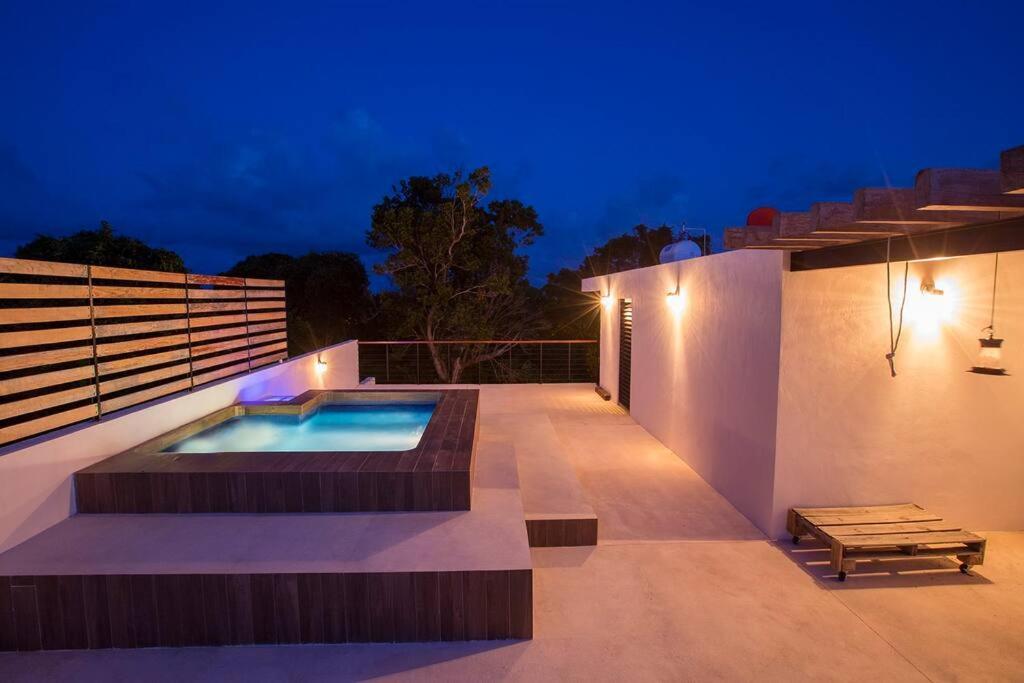 Casa Privada En Puerto Morelos Exterior foto